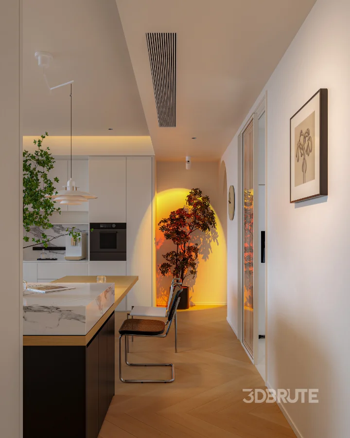 Modern living room dining room Image 6