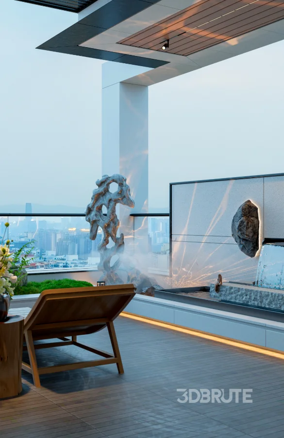 Open‑view balcony bedroom Image 3