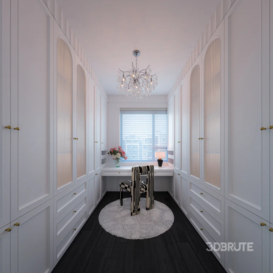 bedroom dressing room bathroom Image 1