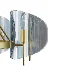 Modern Wagon Wheel 6-Light Chandelier - Thumbnail 8