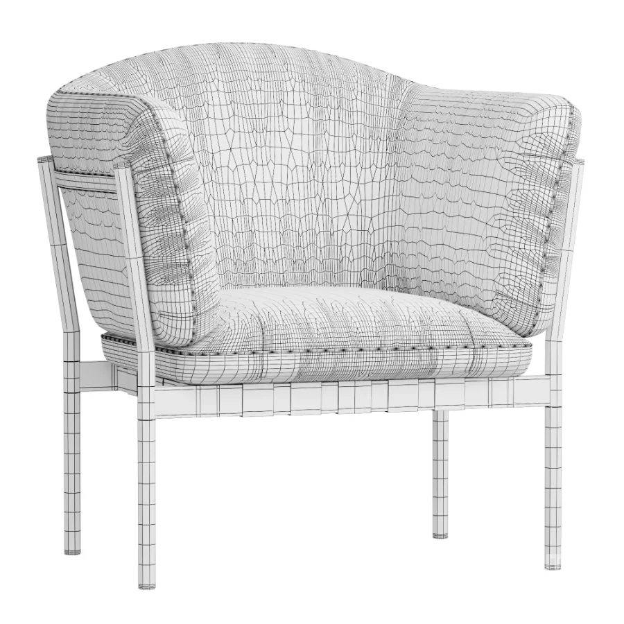 DOWEL_Leather_armchair Image 3
