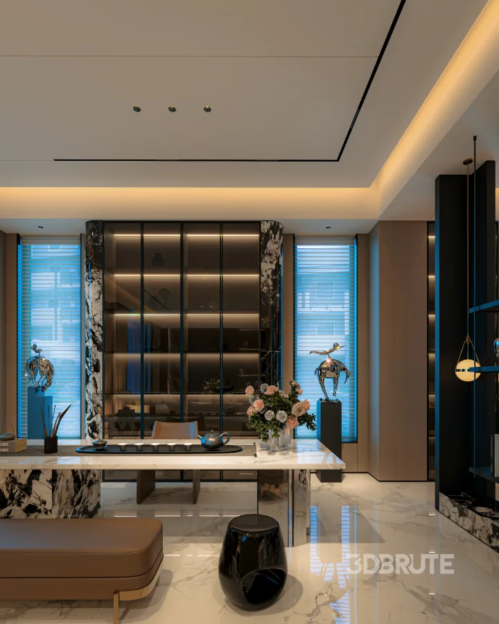 Modern living room dining room Image 8