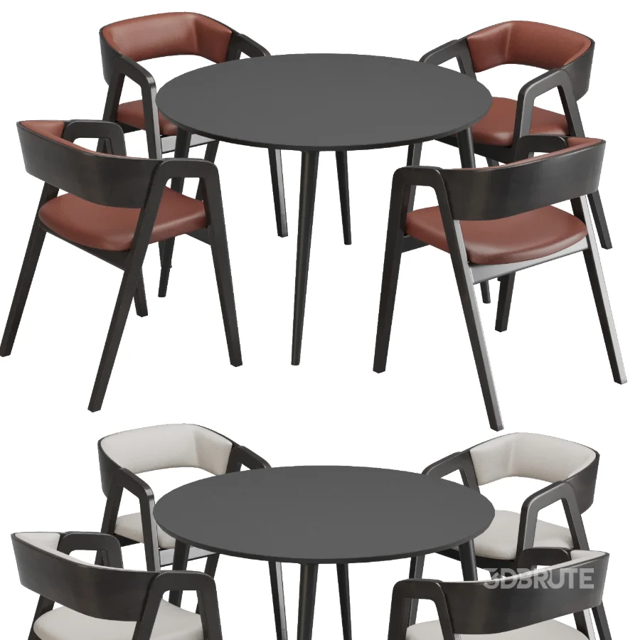 Dinning chair and table348 Image 1