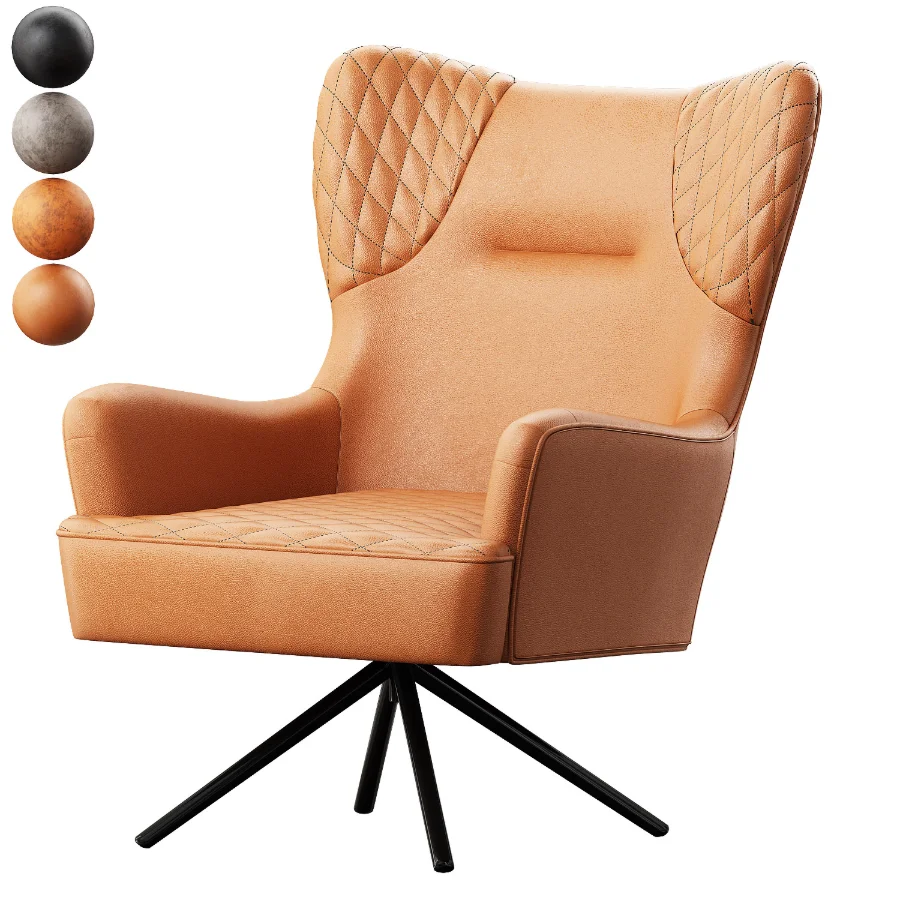 BARNABY ARMCHAIR MOLESKIN MUSSEL Image 1