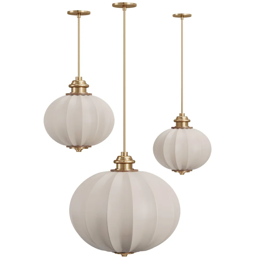 Plaza Linen Pendant Light Image 1