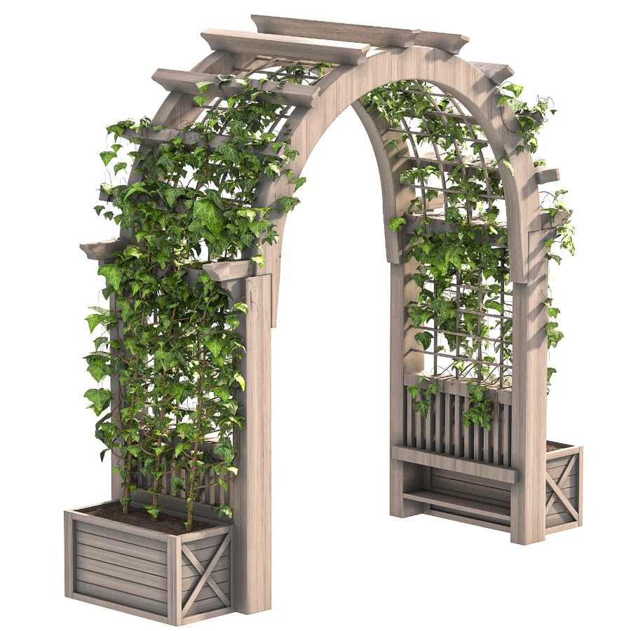Wooden Garden Arbor 05 Image 5