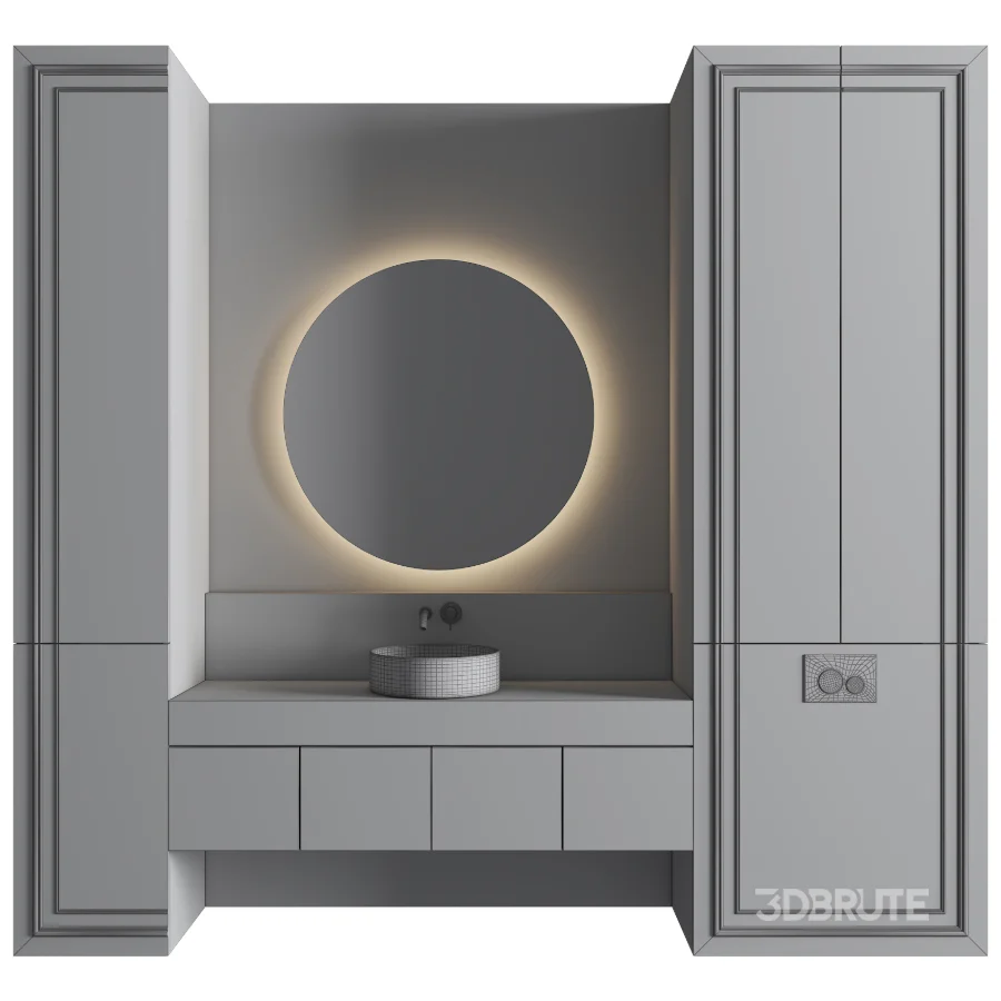 Bathroom Furniture Set 04 Image 3