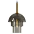Modern cognac multi layer glass shade pendant light - Thumbnail 1