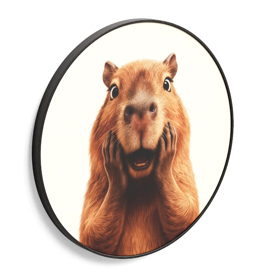 Surprised Capybara Wall painting Image 2