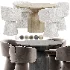 Tori Chair Round Dining Table - Thumbnail 4