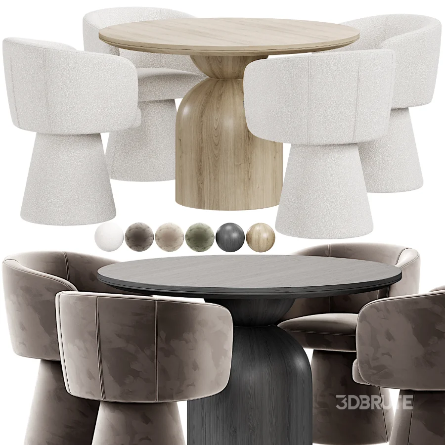 Tori Chair Round Dining Table Image 4