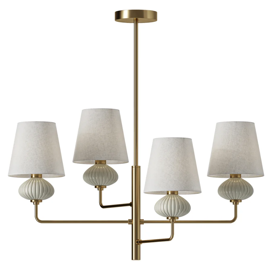 Freya Ceramics FR2029PL 04BS Pendant Light Image 2