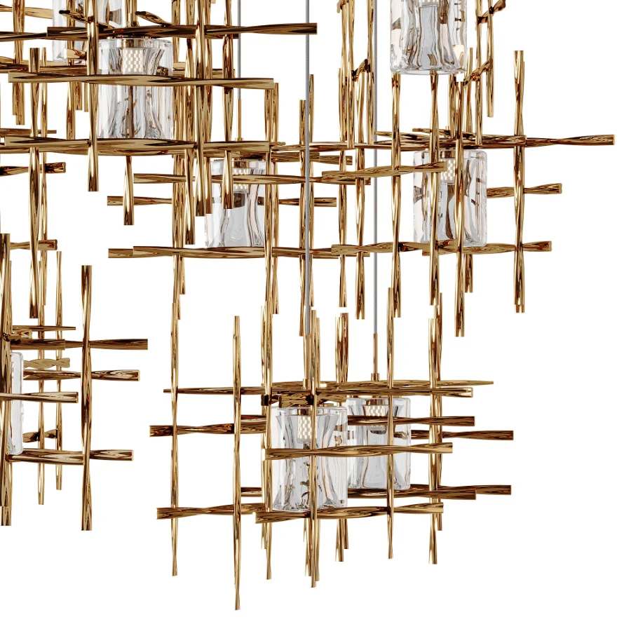 Tura Round Multi Light Pendant Image 9