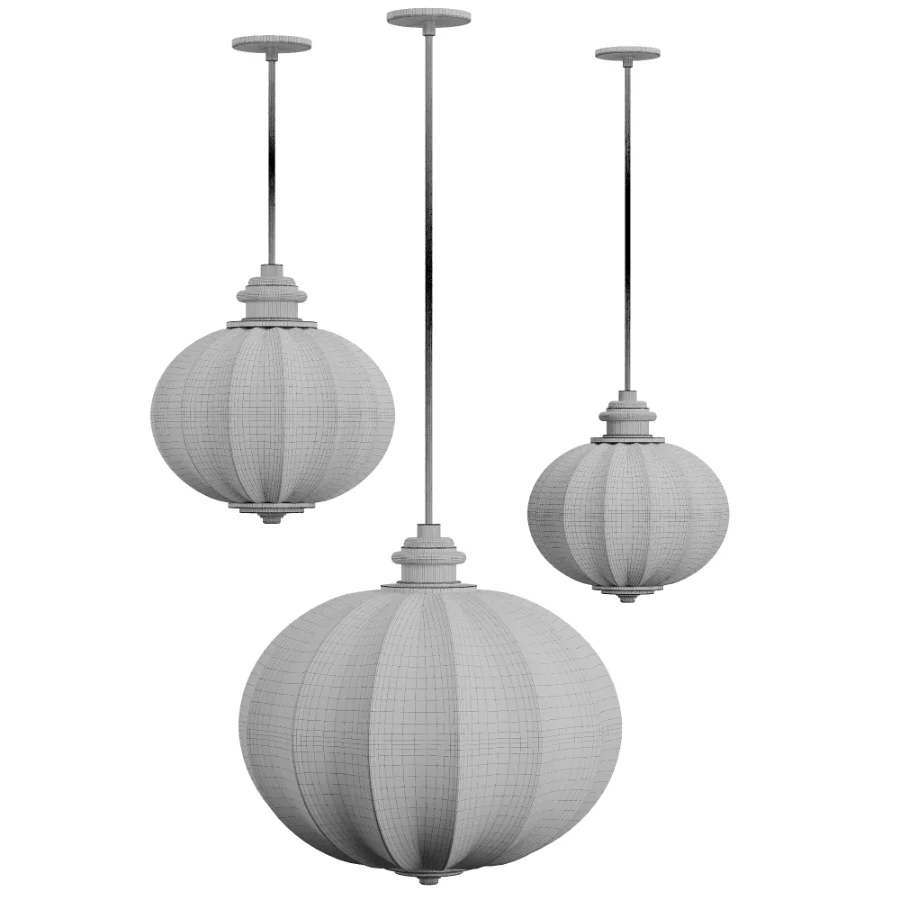Plaza Linen Pendant Light Image 2