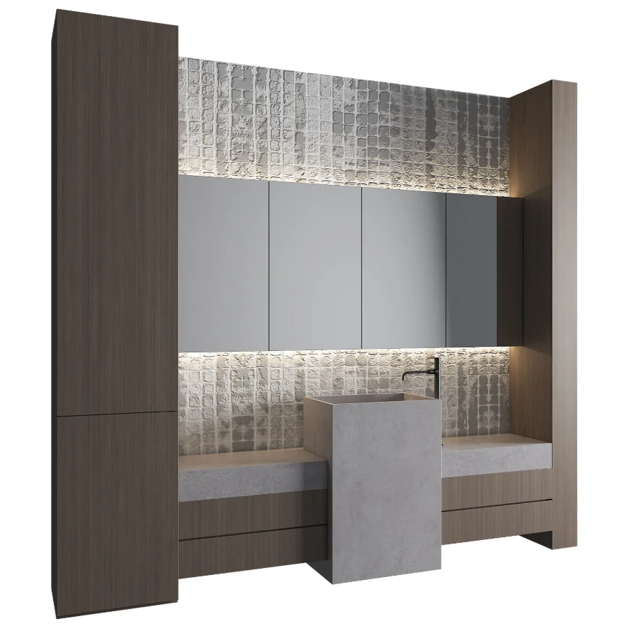 Bathroom Furniture Set 09 Image 2
