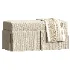 Hayworth Skirted Storage Bench - Thumbnail 2