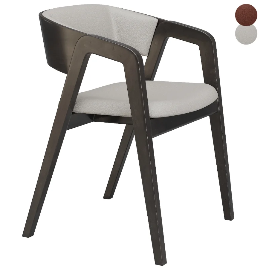 Hersey Solid Back Arm Chair Image 3