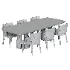 Dining Set Casa Milano - Thumbnail 4