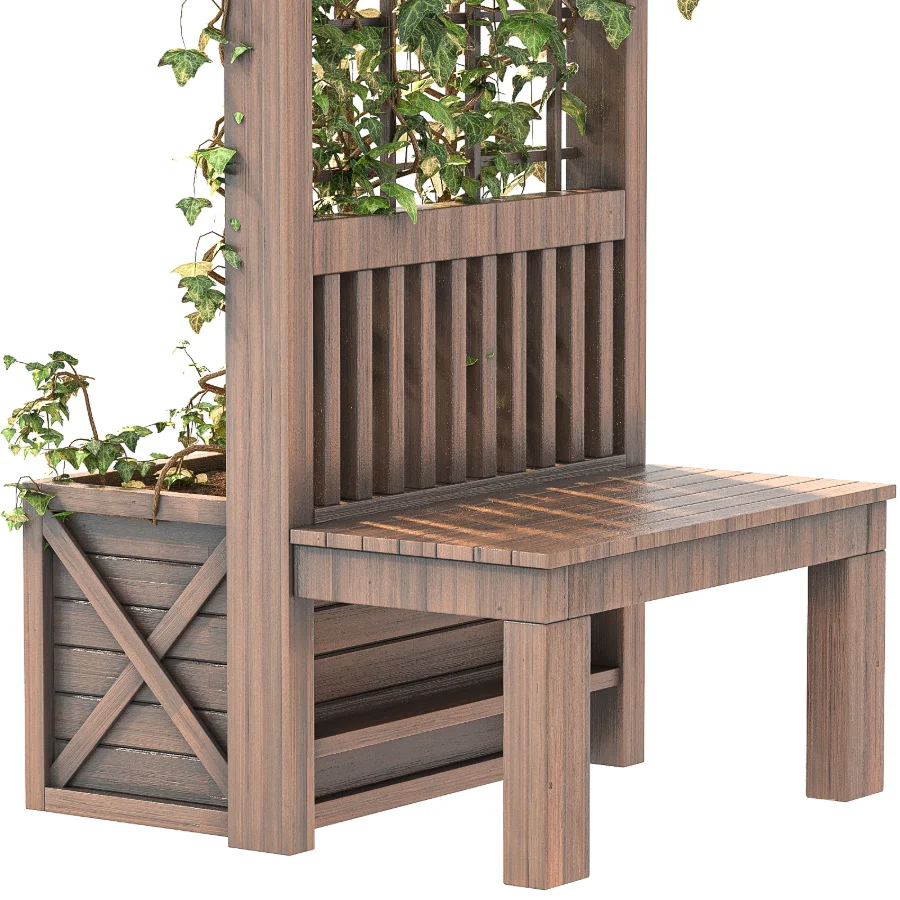 Wooden Garden Arbor 06 Image 5