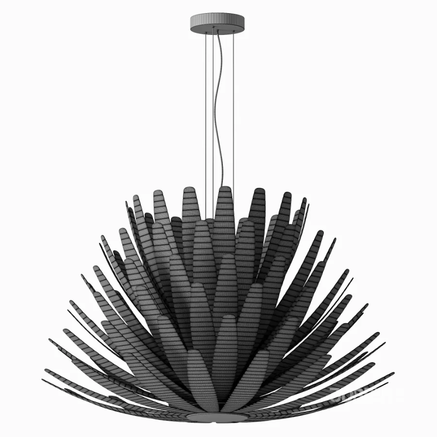French Luxury Murano Glass Chandelier Living Room Image 3