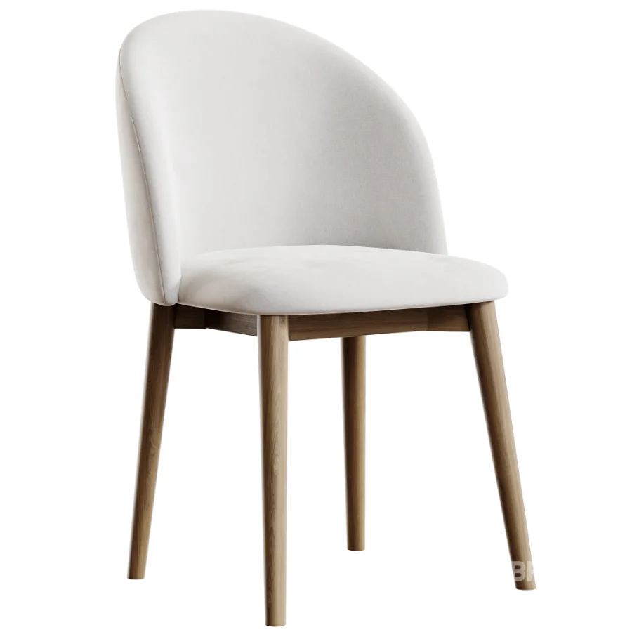 Marty 2 Chair Velvet Gray Image 1