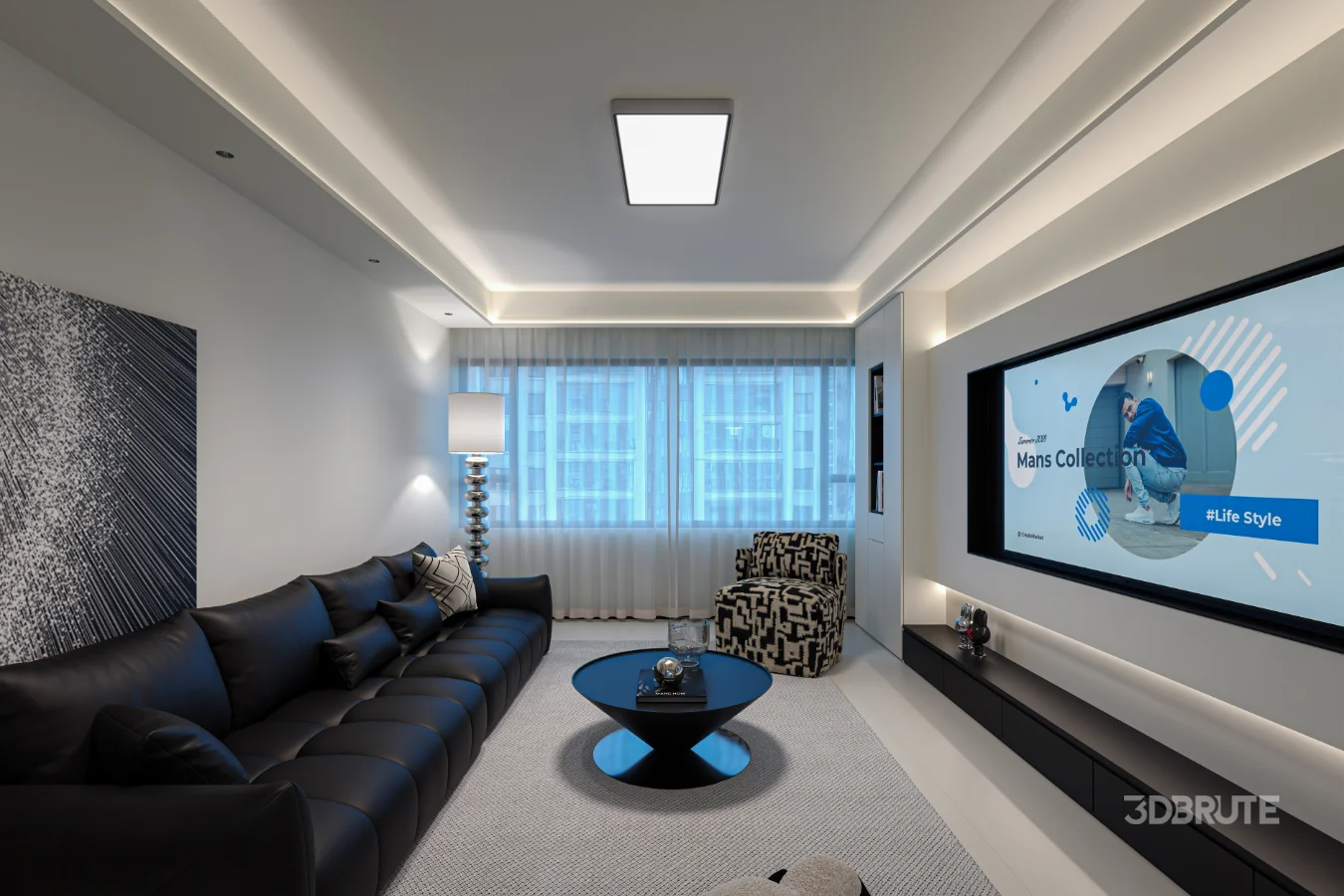 Modern living room dining room Image 6