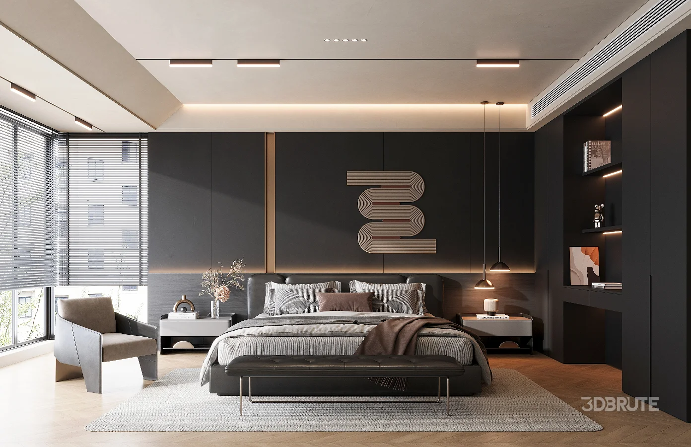 modern bedroom Image 1
