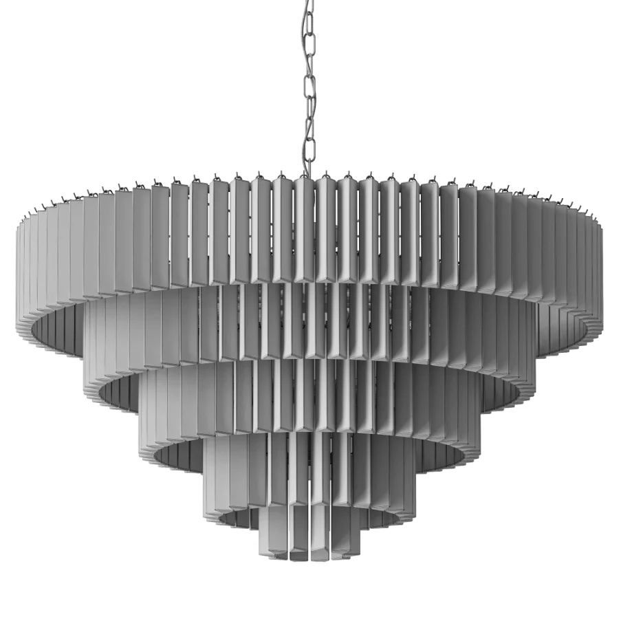 Trihedron Smoky 14 Light Chandelier Image 3