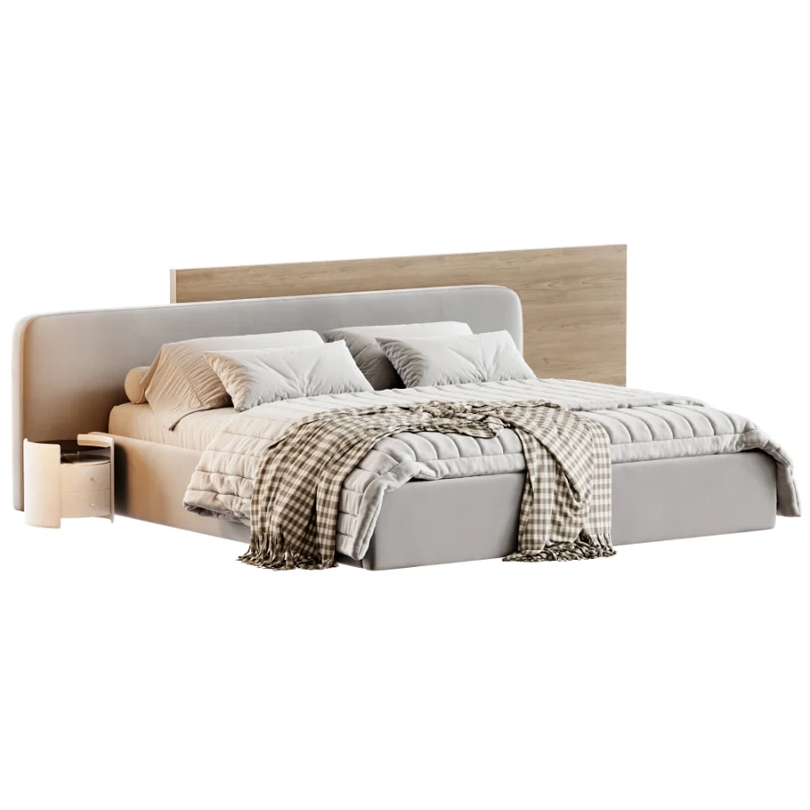 Modern Double Bed 04 Image 2