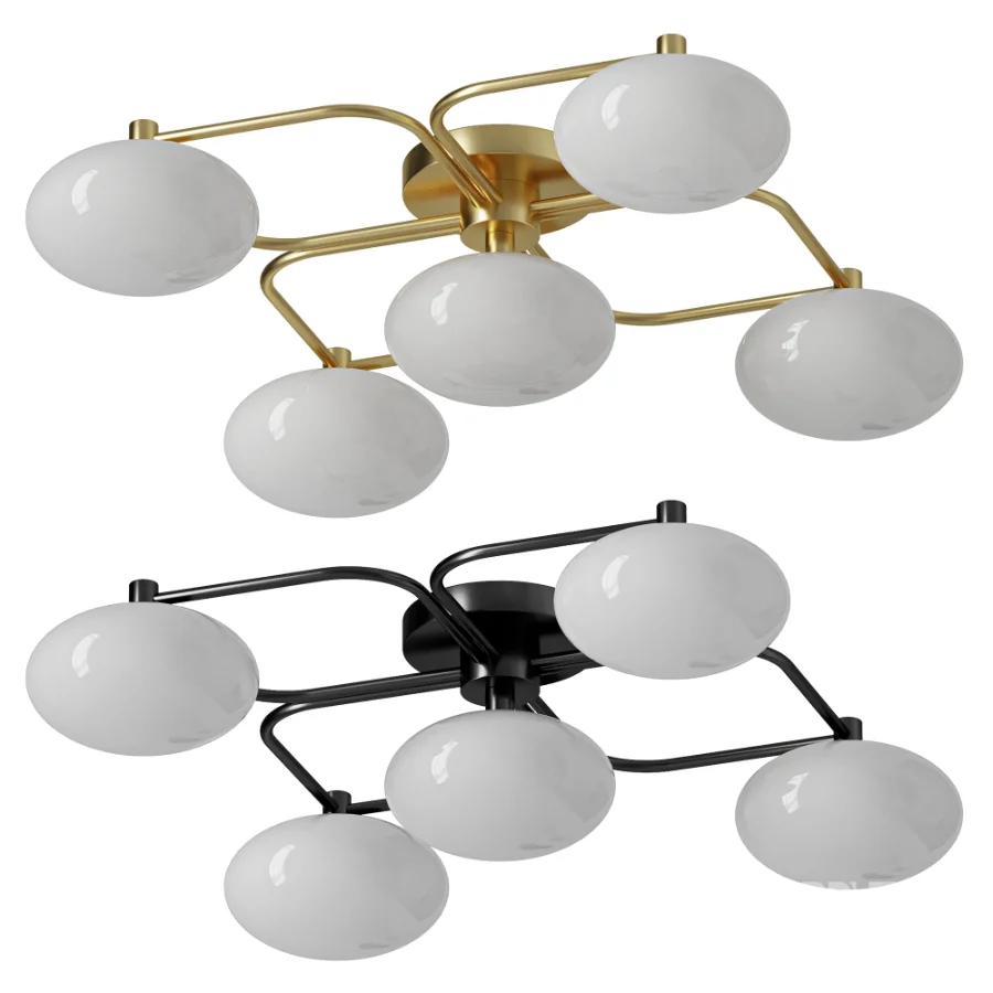 Glass Flush Mount Image 3
