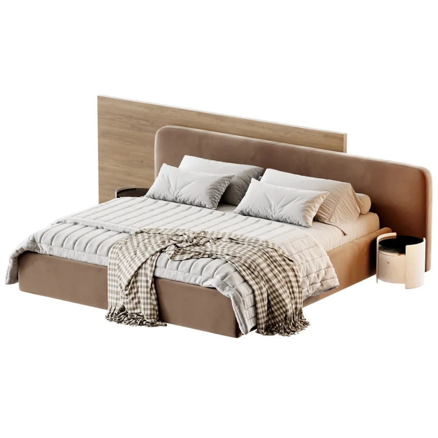 Modern Double Bed 04 Image 3
