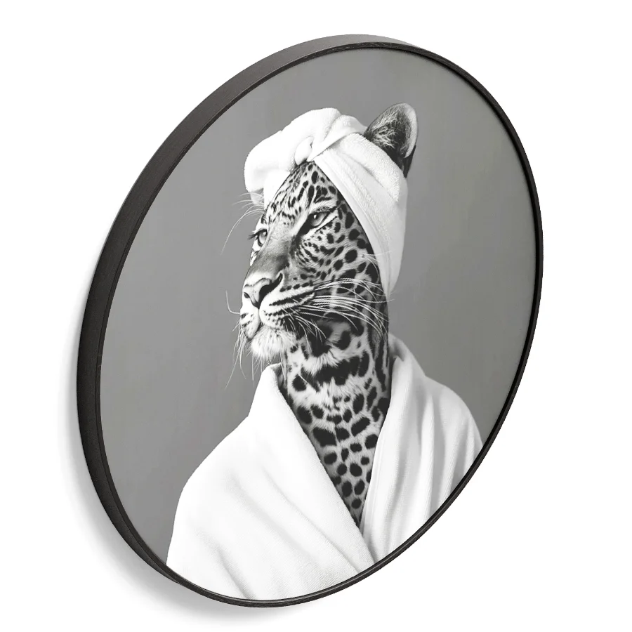 Generous spa time out with leopard Wall Painting Image 3