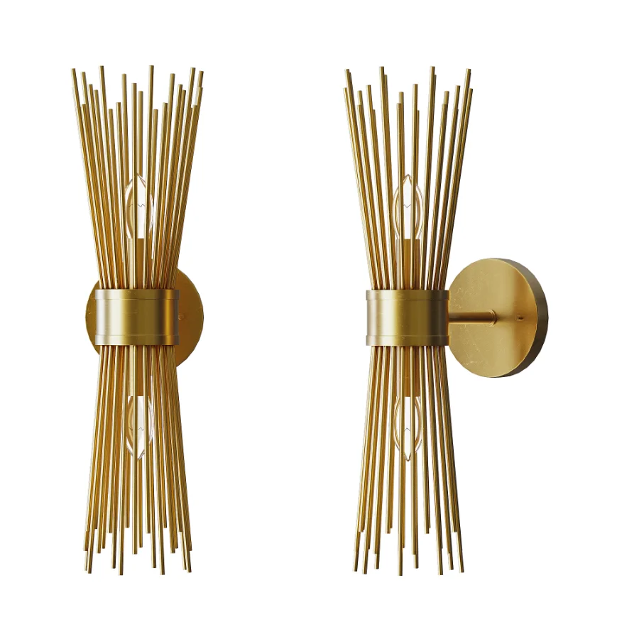 Wheat-straw wall lamp Image 1