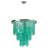 Italian Sea Green Murano Glass Sputnik Chandelier SimoEng - Thumbnail 2