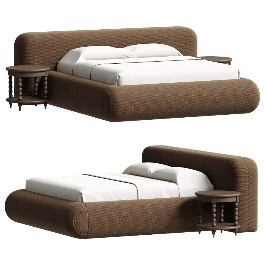 Penley Rounded Platform Bed Image 3
