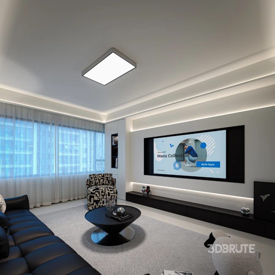 Modern living room dining room Image 13