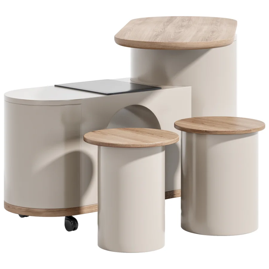 Multifunctional Smart Tea Table Work Desk Image 2