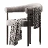 Light Wood Leg Aire Dining Chairs - Thumbnail 2