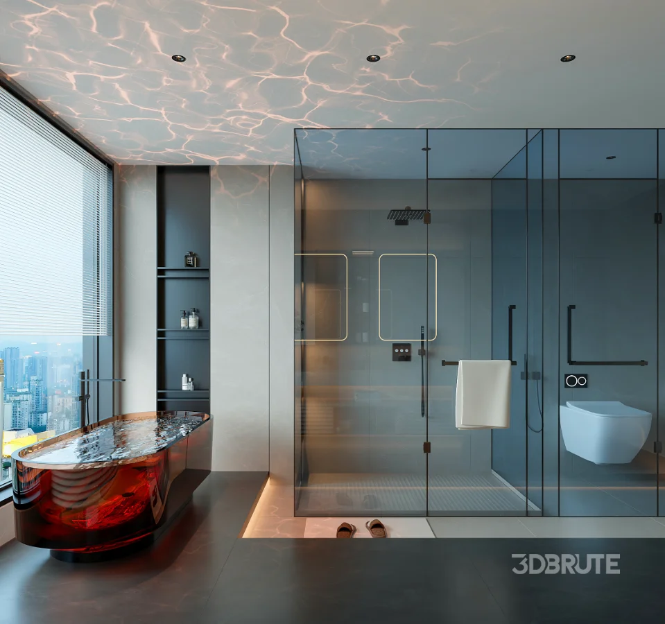 modern bathroom interior Image 5