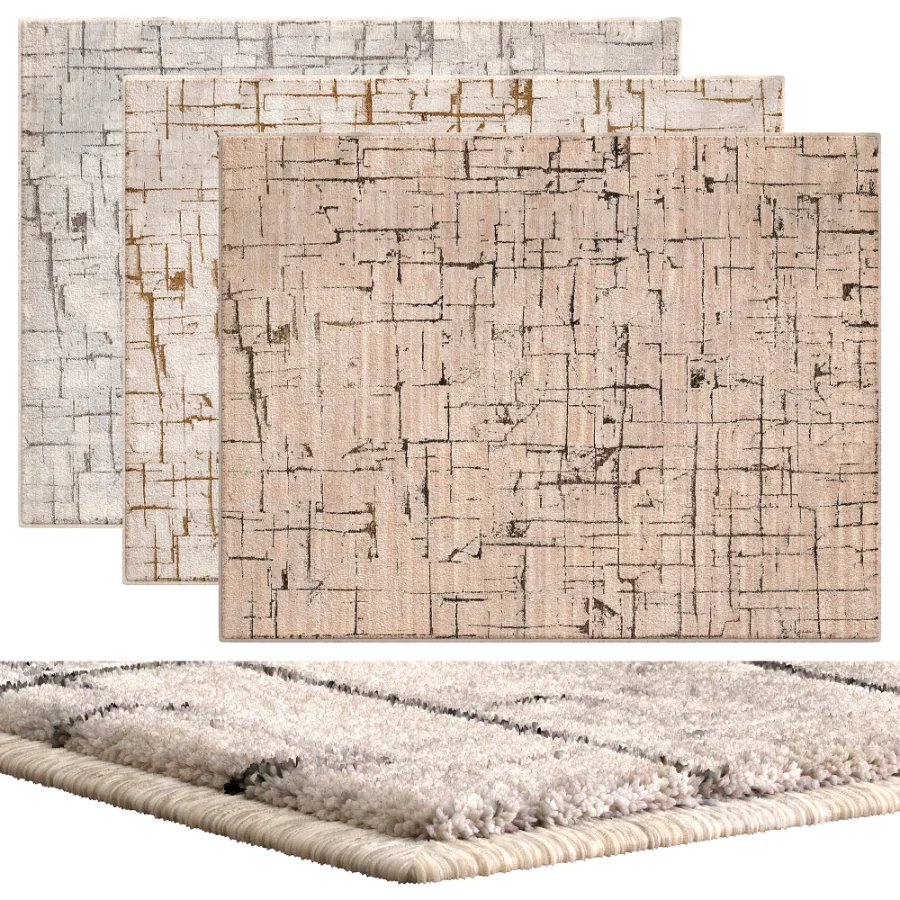Vaarini Wool Silk Rug Image 1