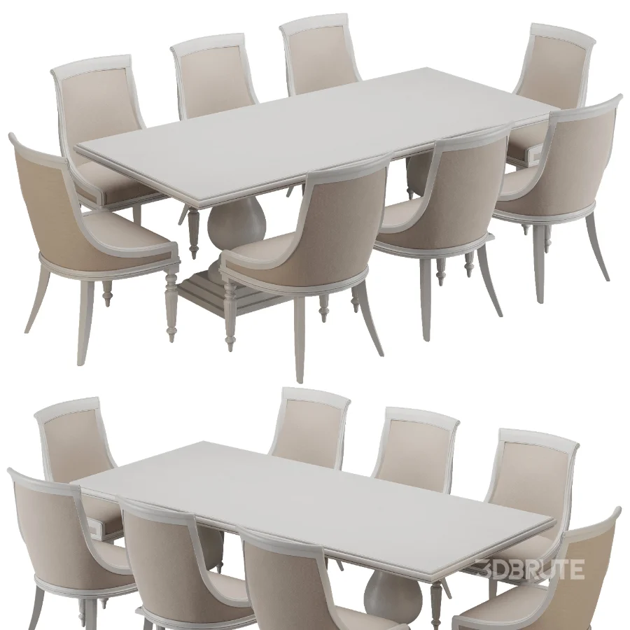 Dinning chair and table369 Image 2
