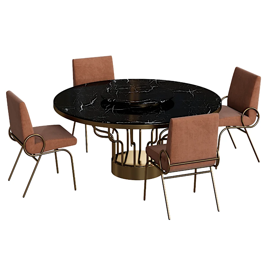 Bloom Dining Chair With Table Image 4