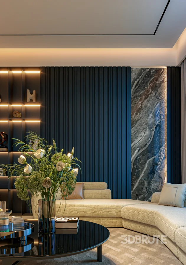 Modern living room dining room Image 12