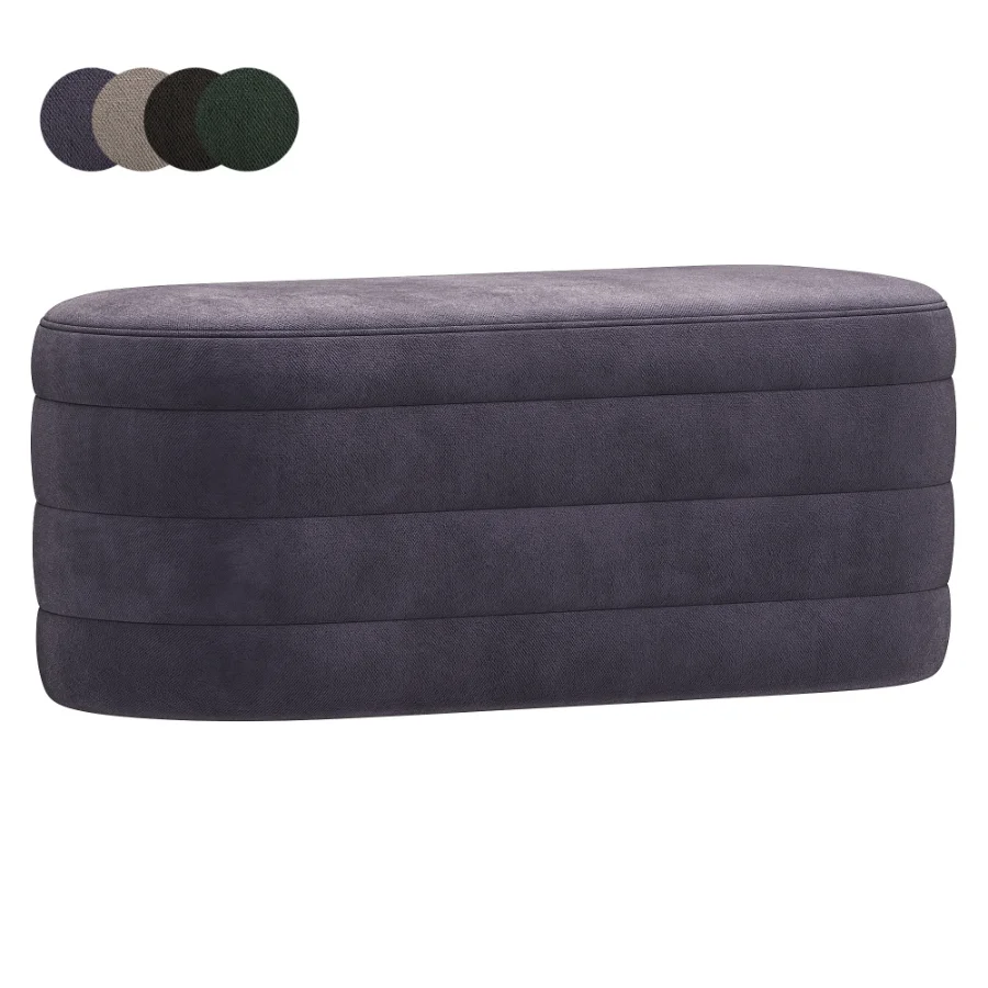 Living Room Furniture Bedroom Bed End Stool Image 1