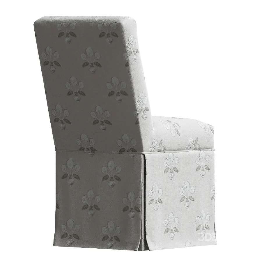 Owen Skirted Slipcover Side Chair Image 3
