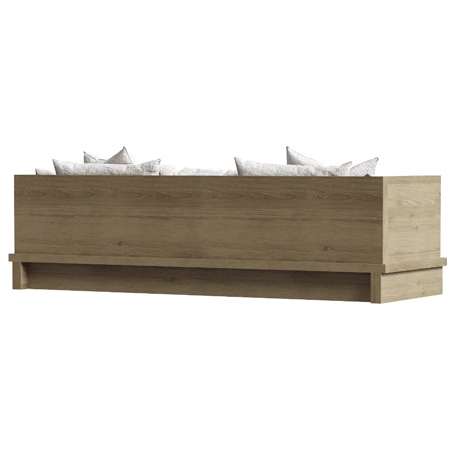 Minimalist Fabric Sofa by Loon Peak Image 1