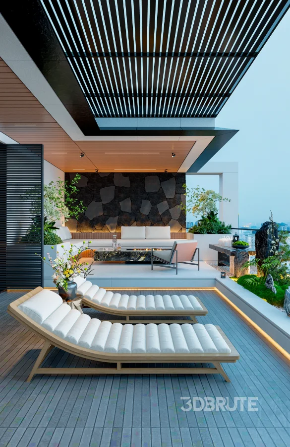 Open‑view balcony bedroom Image 10
