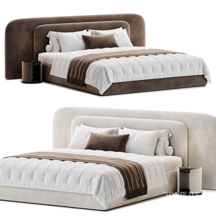 Modern Double Bed 05 Image 2