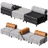 Todo Modo Sofa Ottoman By Tecno - Thumbnail 6