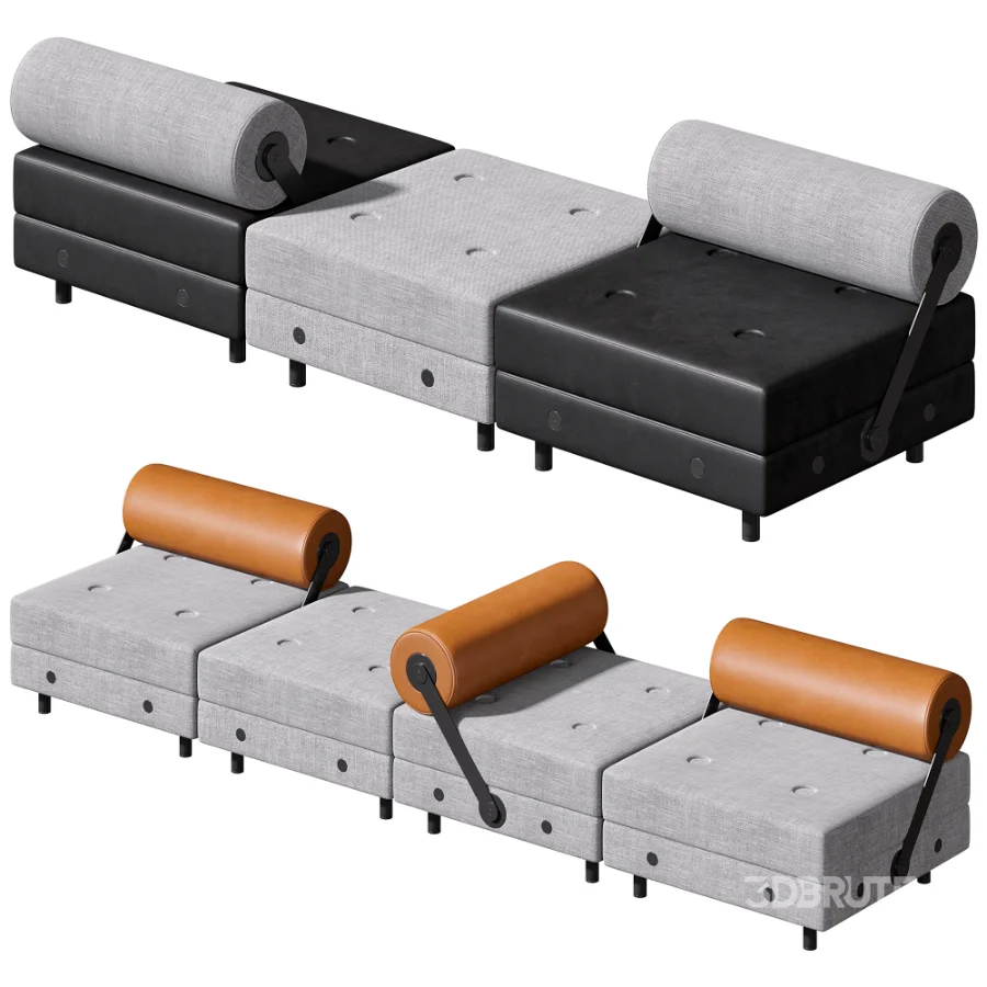 Todo Modo Sofa Ottoman By Tecno Image 6